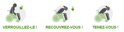 laisser tomber, couvrir, tenir bon